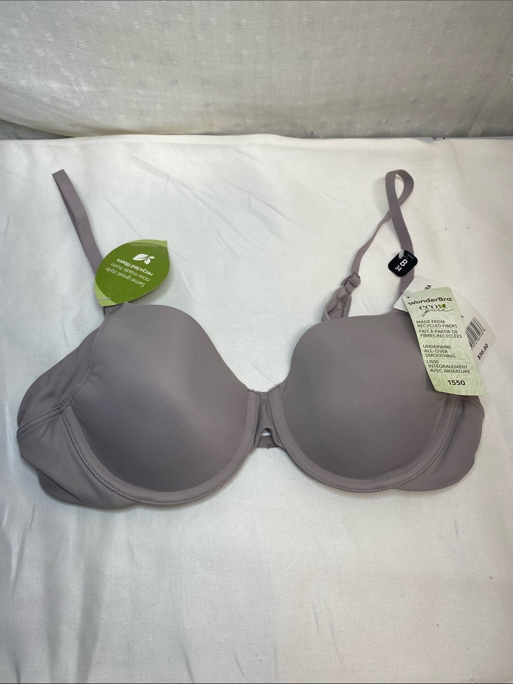 Wonderbra Molded Underwire T-Shirt Bra Style‎ 1550 Size B34 New With Flaw